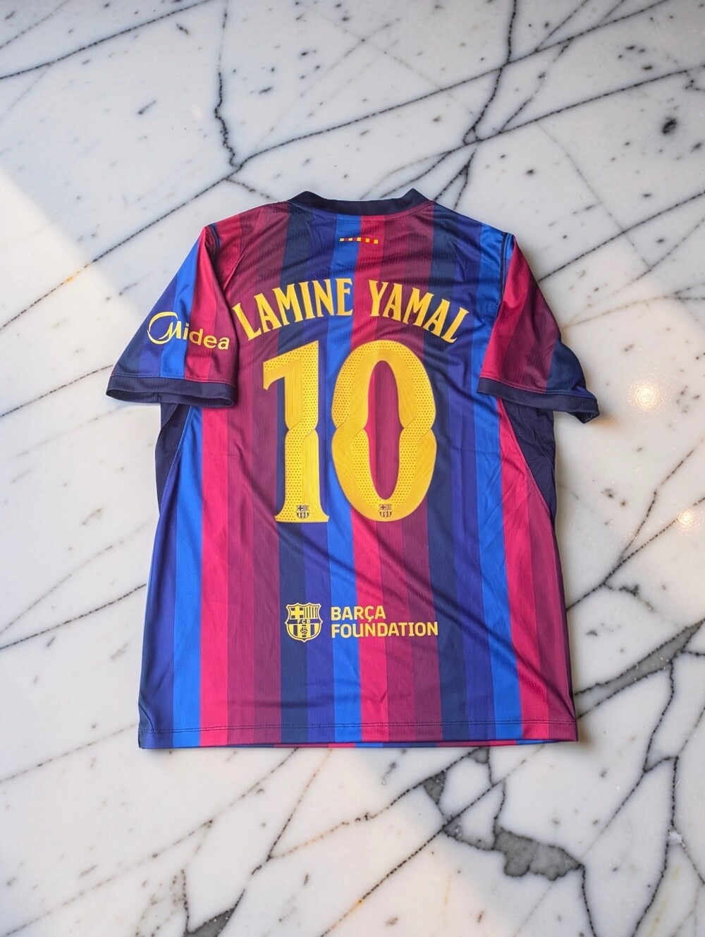 Lamine Yamal Barcelona 2025/26 Home Jersey #10 Fan Version